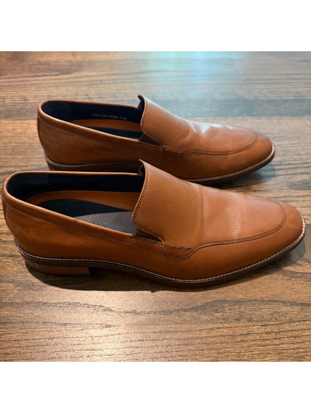 Cole Haan GRAND OS Lenox Hill Venetian Tan Leather Loafer Shoes SZ 9.5M